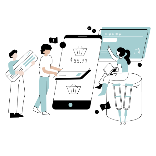 Digital presence illustration