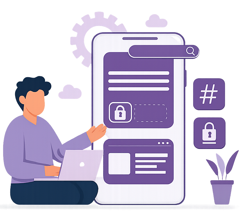 Illustration: mobile apps